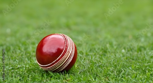 Close-up of Cricket ball