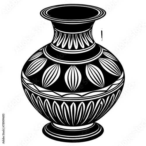 Beautiful Vase  Illustration 