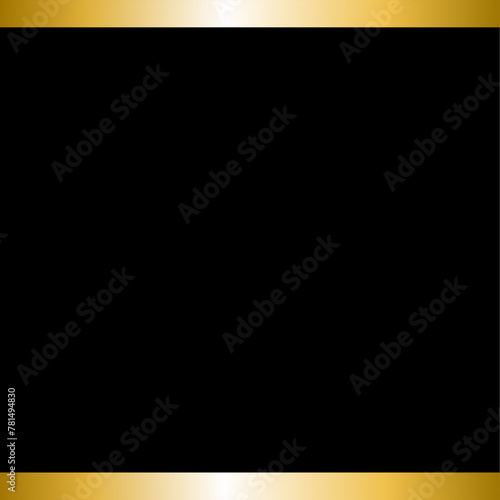  10 percent off gold, with black background and gold strips on top and bottom