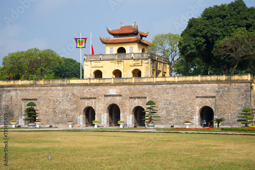 Bastion of an ancient citadel. Hanoi. Vietnam