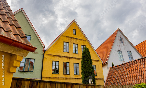 Medieval and Hansa inspired  living area Jakriborg in Hjarup, Sweden photo