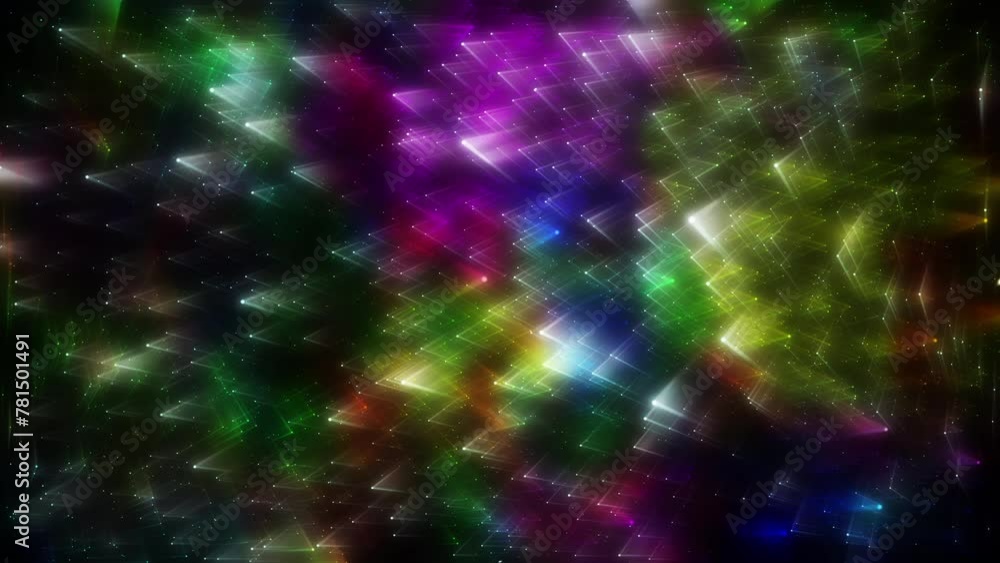 Abstract motion background shining colorful particles.Seamless 4K loop video. Abstract motion background shining colorful particles.Seamless 4K loop video.