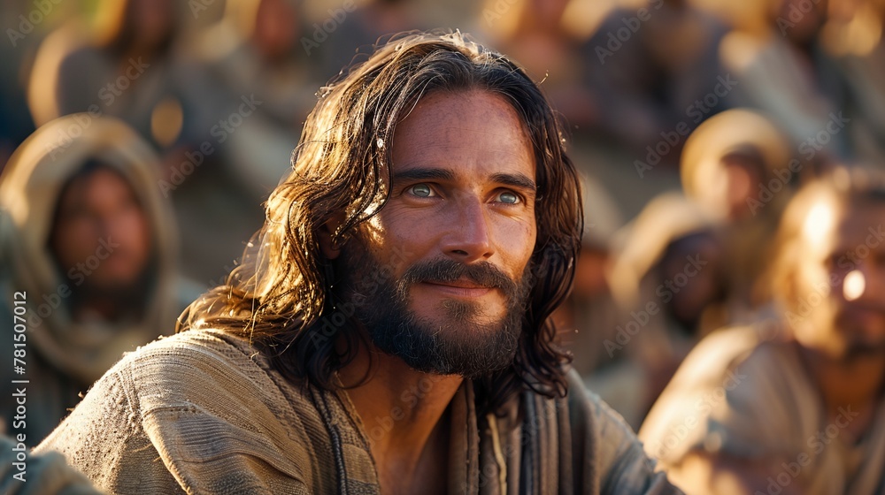 a man with long hair and a beard