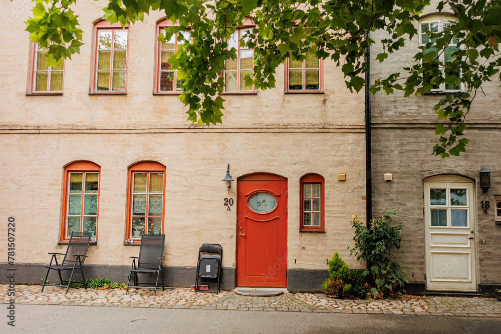 Naklejka premium Medeltidsinspirerade området Jakriborg i Hjärup