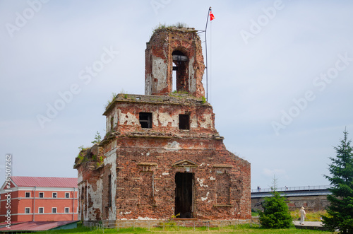  03.07.2022 Leningrad region, Shlisselburg. Fortress Oreshek. Ancient Russian fortress on Walnut Island photo