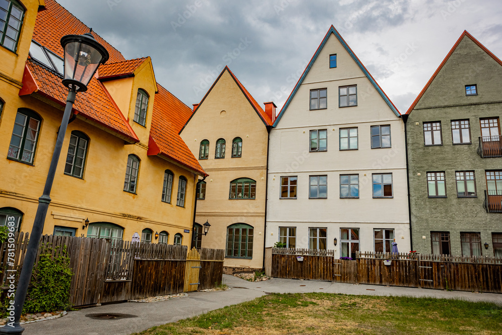 Medieval and Hansa inspired  living area Jakriborg in Hjarup, Sweden