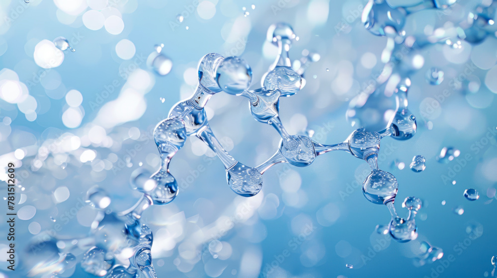 Fluidity in Motion: Ethereal Water Molecule Structures in Soft Focus Fluidity in Motion: Ethereal Water Molecule Structures in Soft Focus