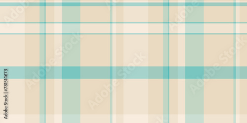Symmetry texture vector pattern, pano fabric plaid textile. Mat seamless background tartan check in light and pastel colors. photo
