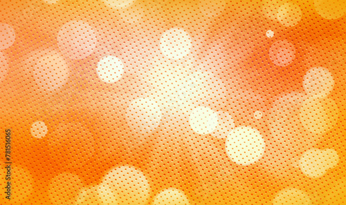 Orange bokeh background banner for Party, greetings, poster, ad, events, and various design works