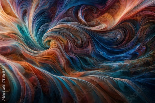 abstract fractal background photo