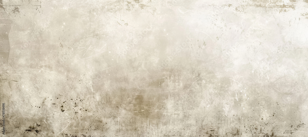 Naklejka premium Antique White Paper Texture, Vintage Background