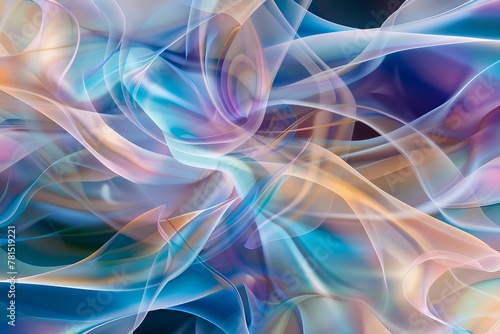 Fluidity and movement in abstract forms, abstract  , background