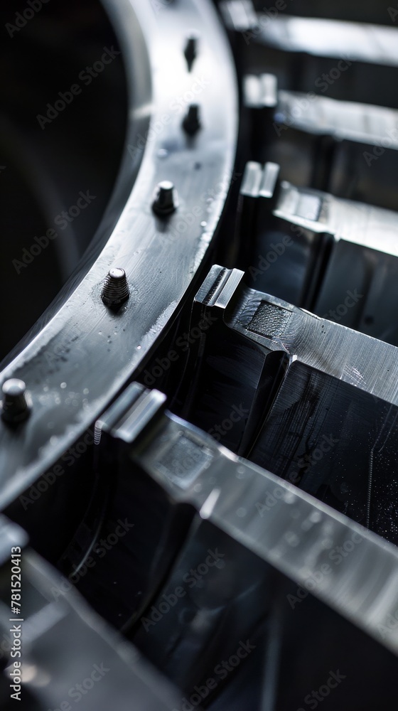 The beauty of aperture blades captured in a closeup The beauty of aperture blades captured in a closeup