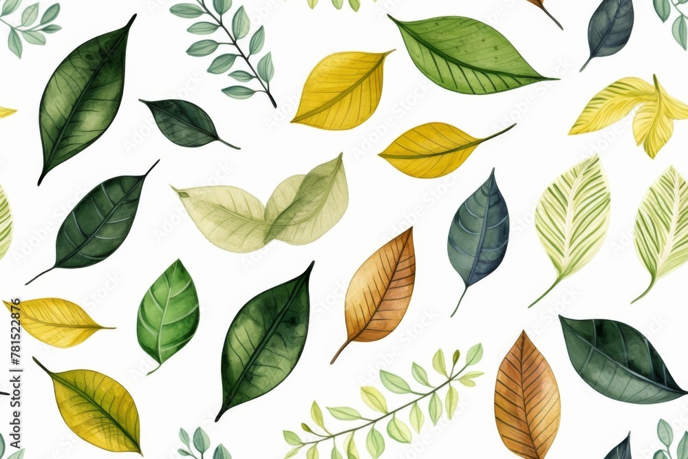 Vibrant Collection of Various Leaves Vibrant Collection of Various Leaves