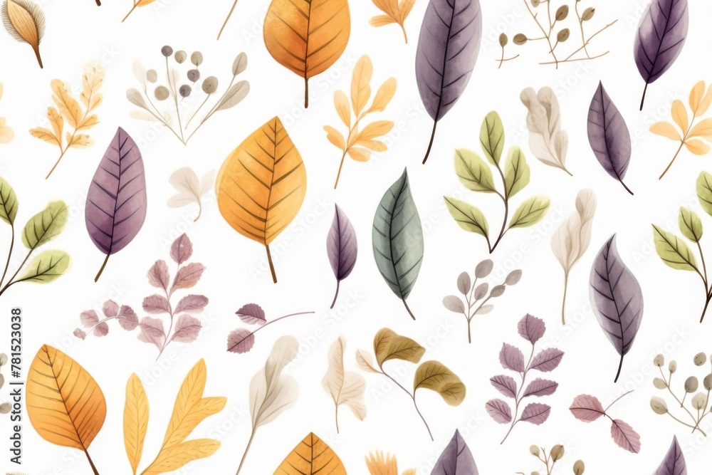 Autumnal Leaves Pattern