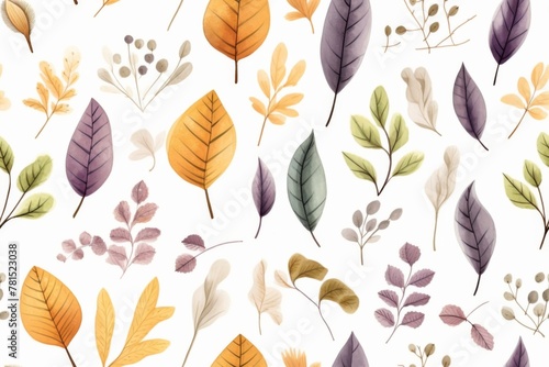 Autumnal Leaves Pattern