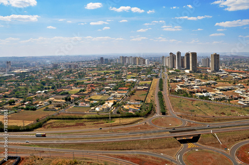 Vista aérea de Ribeirão Preto - SP - Brasil