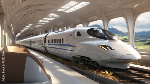 Ride the rails of the future on bullet train, a symphony of speed, comfort, and precision engineering.