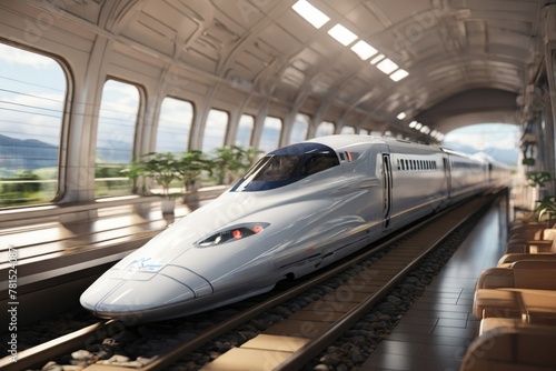 Embark on a lightning-fast odyssey aboard Japan's famed bullet train, where every moment is a blur of speed and excitement.