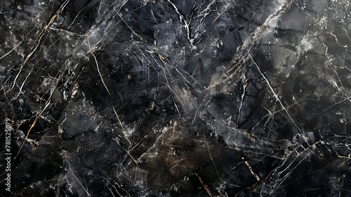 Natural Black Marble Texture For Skin Tile Wallpaper Luxurious Background. For Design Art Work. Stone Ceramic Art Wall Interiors Backdrop Design. Marble With High Resolution © Michael