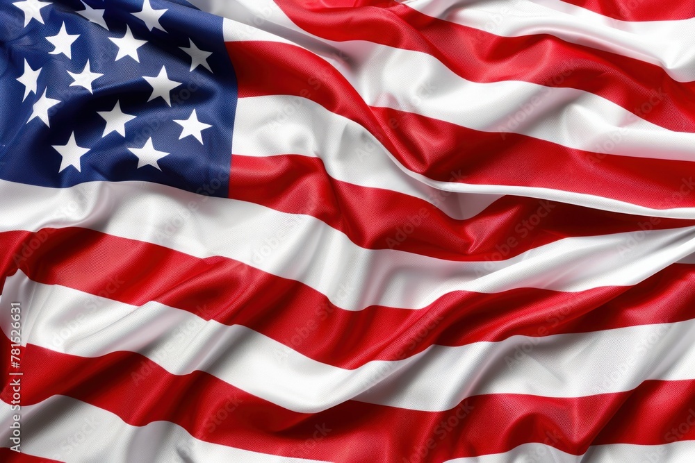 background of US flag waving in the wind background of US flag waving in the wind