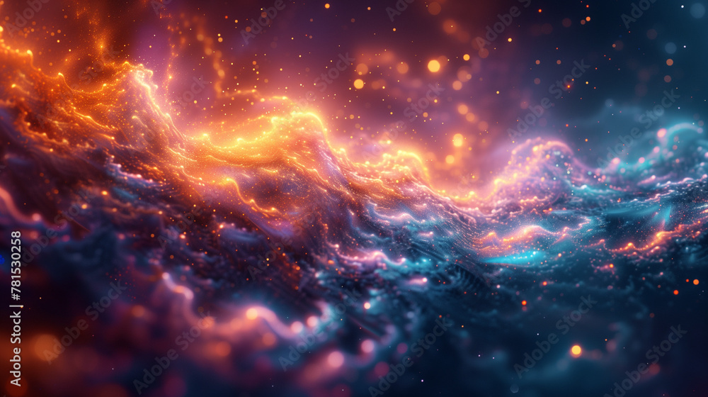 Fototapeta premium Nebula space of space