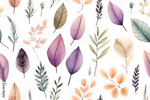 Watercolor Botanical Pattern