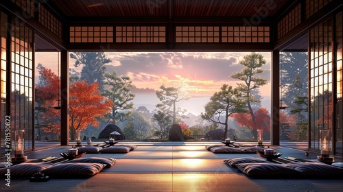Mount Koya Temple Lodgings A Serene Shojin Ryori Meal Experience Embodying Buddhist Principles of Compassion and Mindfulness photo