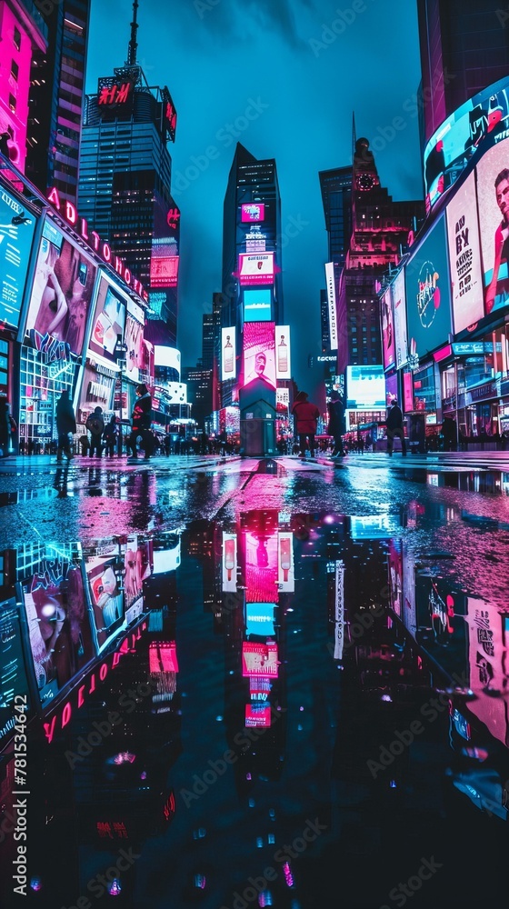 Obraz premium city night view