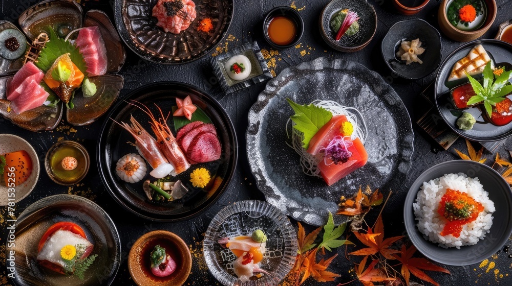 Kanazawas Kaiseki Cuisine A Culinary Masterpiece Showcasing Seasonal Dishes in Exquisite Lacquerware