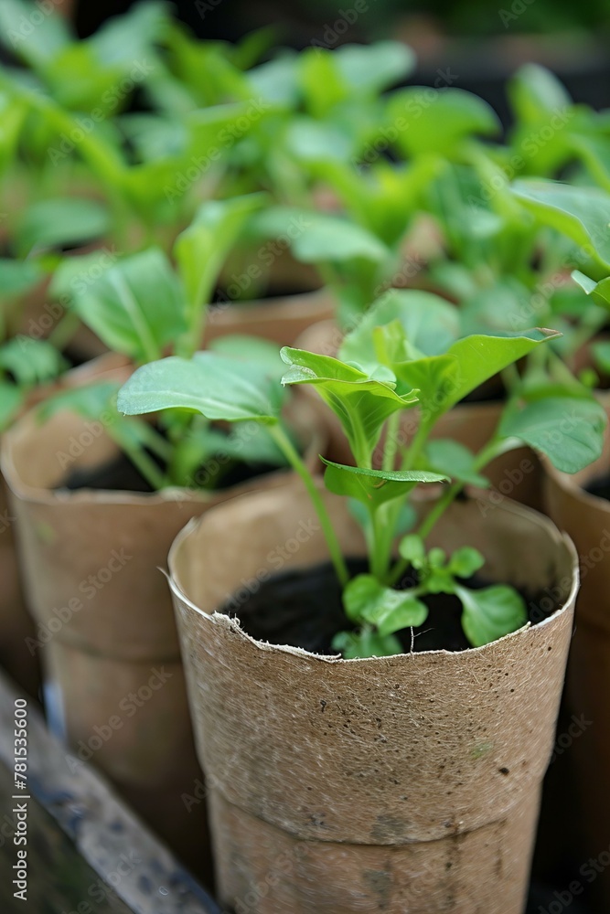 tomato seedling in a pot tomato seedling in a pot
