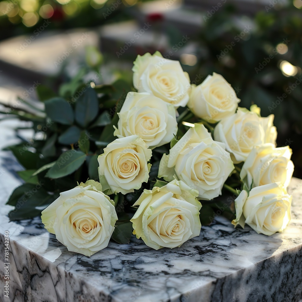 Some white roses Some white roses