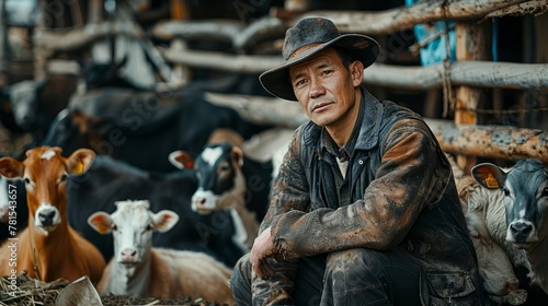 Wallpaper Mural Animal Trainer working with trained animals Torontodigital.ca