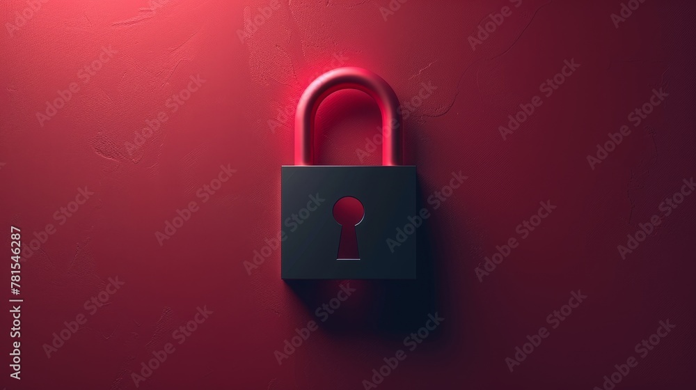 Fototapeta premium Representation of a security technology