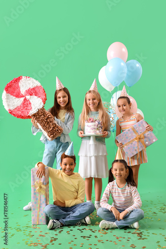 Cute little children in par...