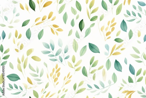 Watercolor Foliage Pattern