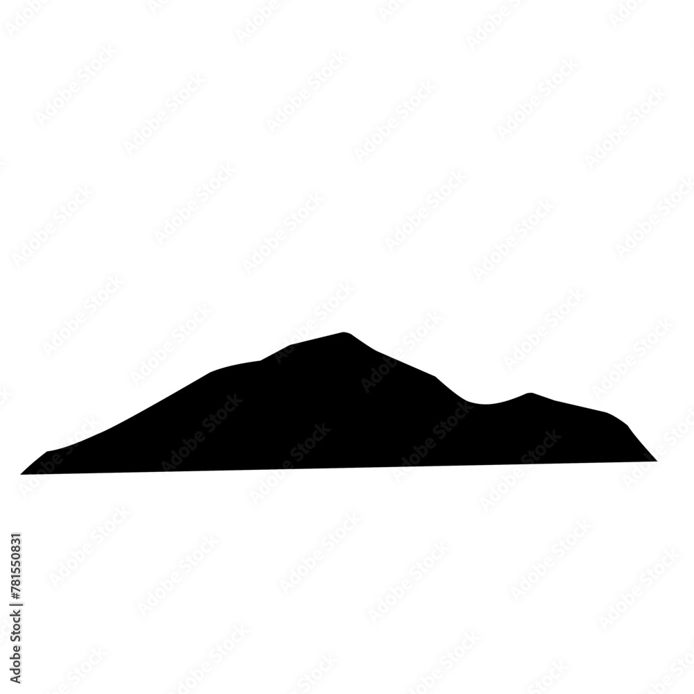 Mountain silhouette