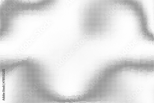Dot Halftone Circle Grid Background Dotted Wave Pop Art Texture