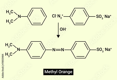 Chemical structure of Methyl Orange