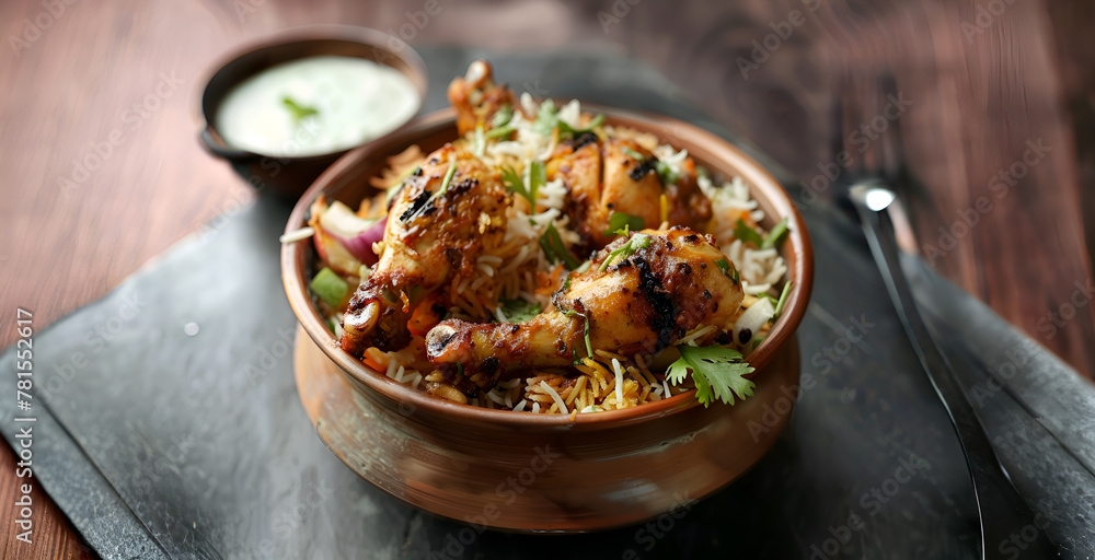 Indulge in the Royal Feast: Scrumptious Chicken Biryani with Aromatic Basmati Rice