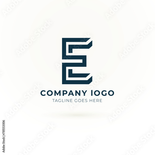 E logo design 