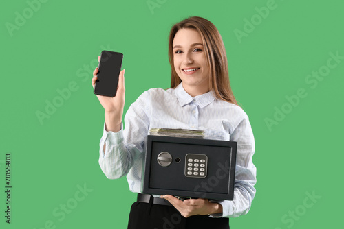 Beautiful young happy woman...