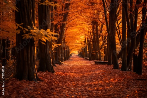 vibrant autumn colors in the park © Adobe Contributor