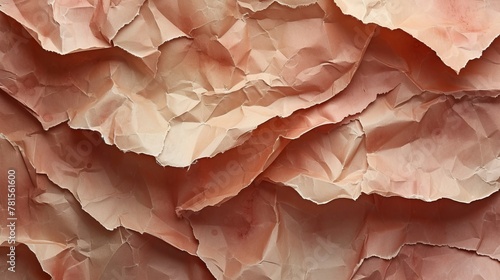 Close-up photo of crumpled paper photo