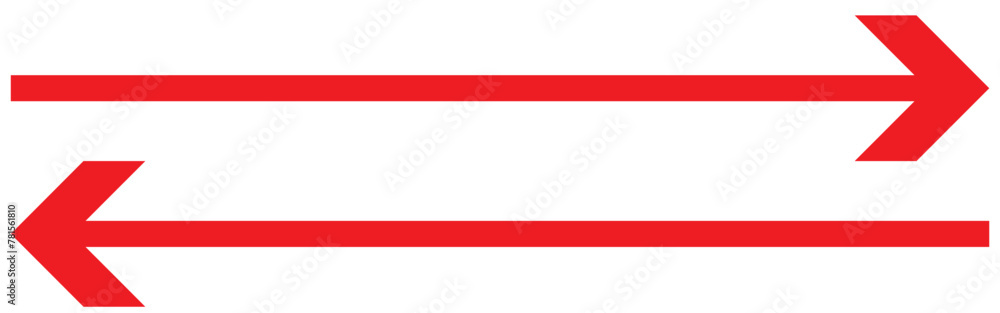 Straight line with point on start and arrow on finish. Symbol of direction, aim, target, path, easy challenge, fast way, ideal plan isolated on white background. Vector graphic illustration Straight line with point on start and arrow on finish. Symbol of direction, aim, target, path, easy challenge, fast way, ideal plan isolated on white background. Vector graphic illustration