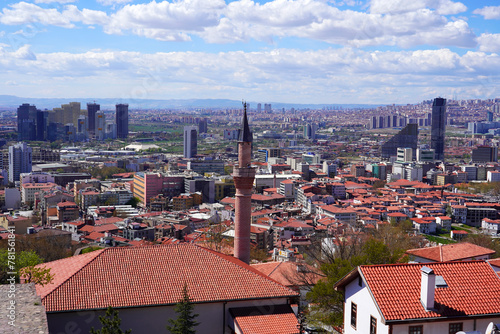 Ankara City view from ankara castle