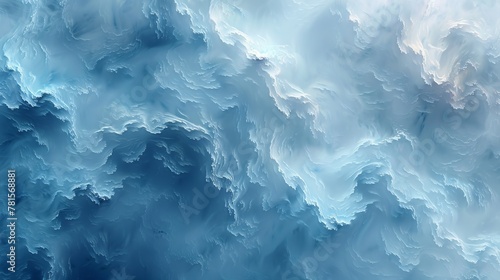 Luxurious blue and white texture, perfect for elegant backgrounds, Ai Generated © Ruslana
