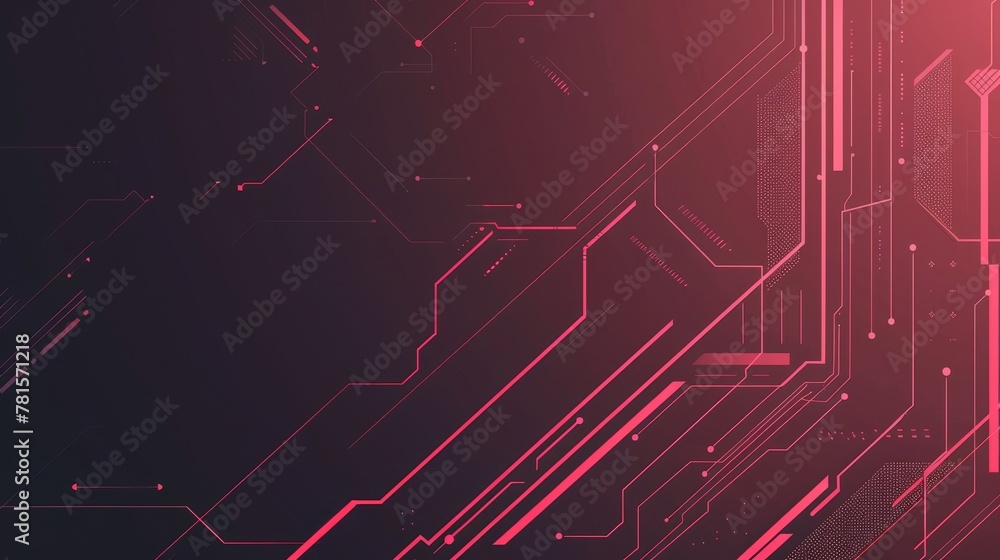 Representation of a technological futuristic Representation of a technological futuristic