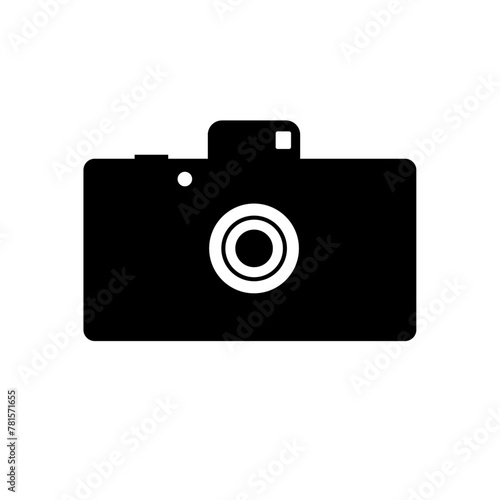 black camera. graphic resource. design element