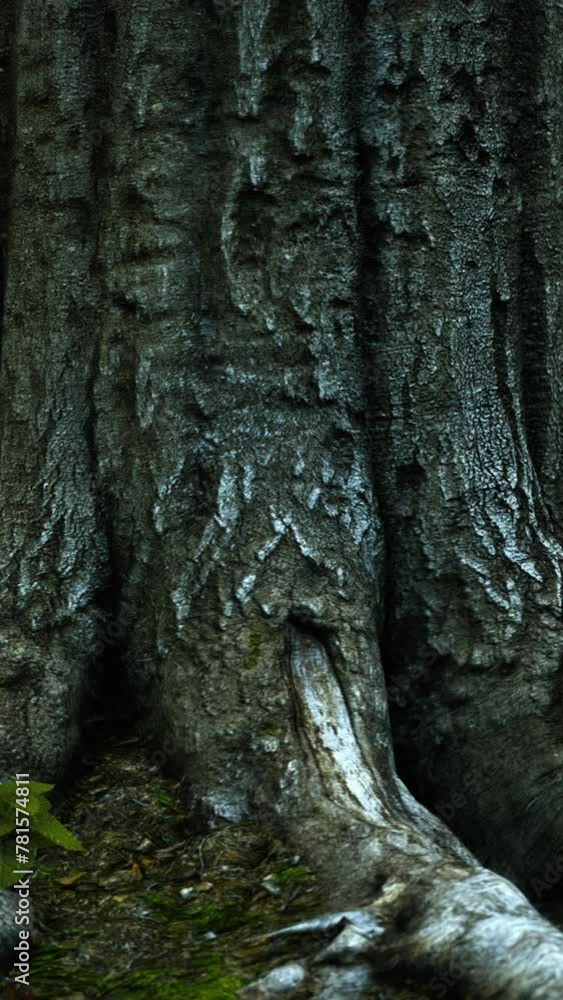Detailed close up view on a forest ground texture with moss Detailed close up view on a forest ground texture with moss